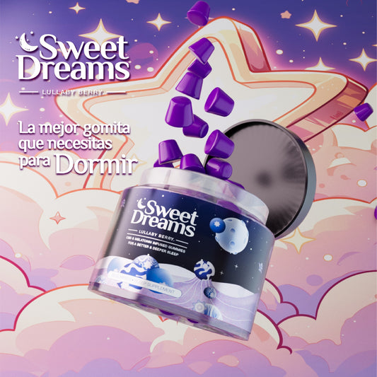 Gomitas Moradas Sweet Dreams de Melatonina para conciliar el sueño (Importado)🥰🥰